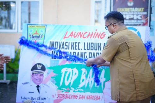 Amankan Remaja, Kecamatan Lubuk Alung Launching Inovasi TOP BANA (Stop Bulying dan Narkoba)